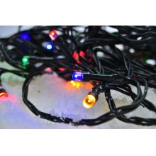 LED-Weihnachtslichterkette für Außenbereiche 200xLED/8 Funktionen IP44 25m mehrfarbig