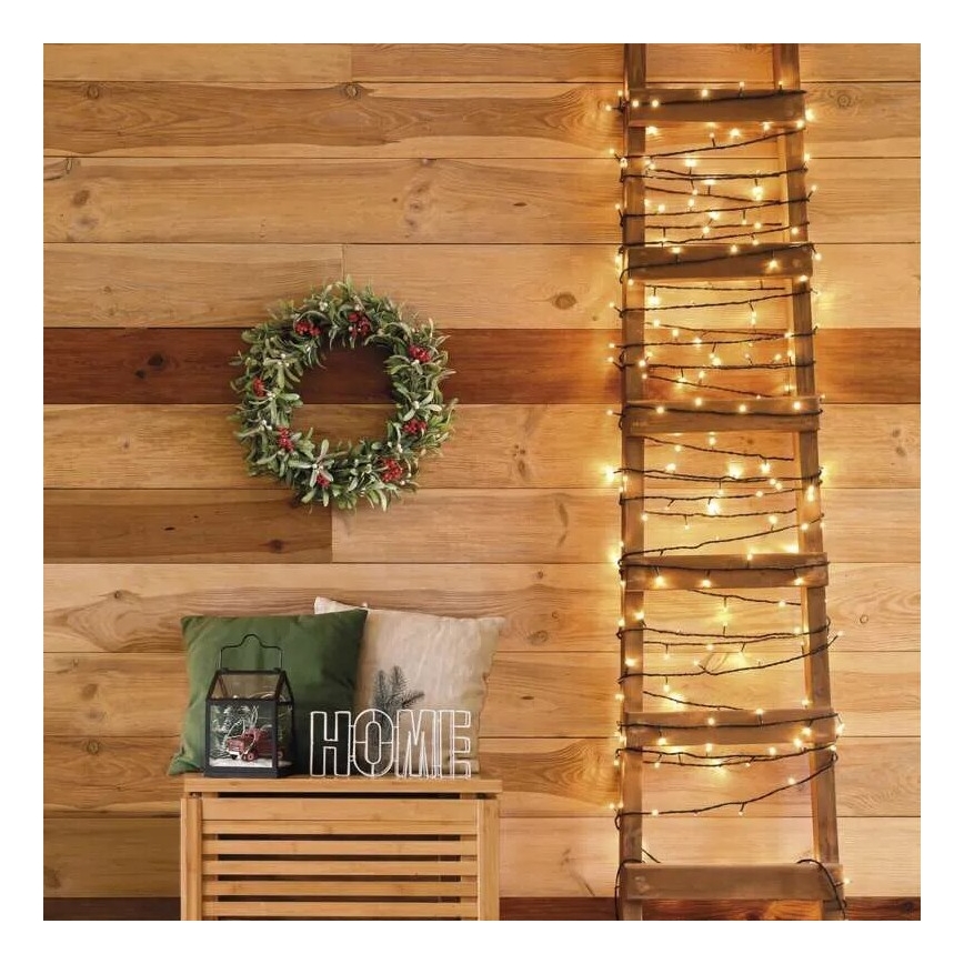 LED-Weihnachtslichterkette für den Außenbereich 100xLED/10m IP44 warmweiβ