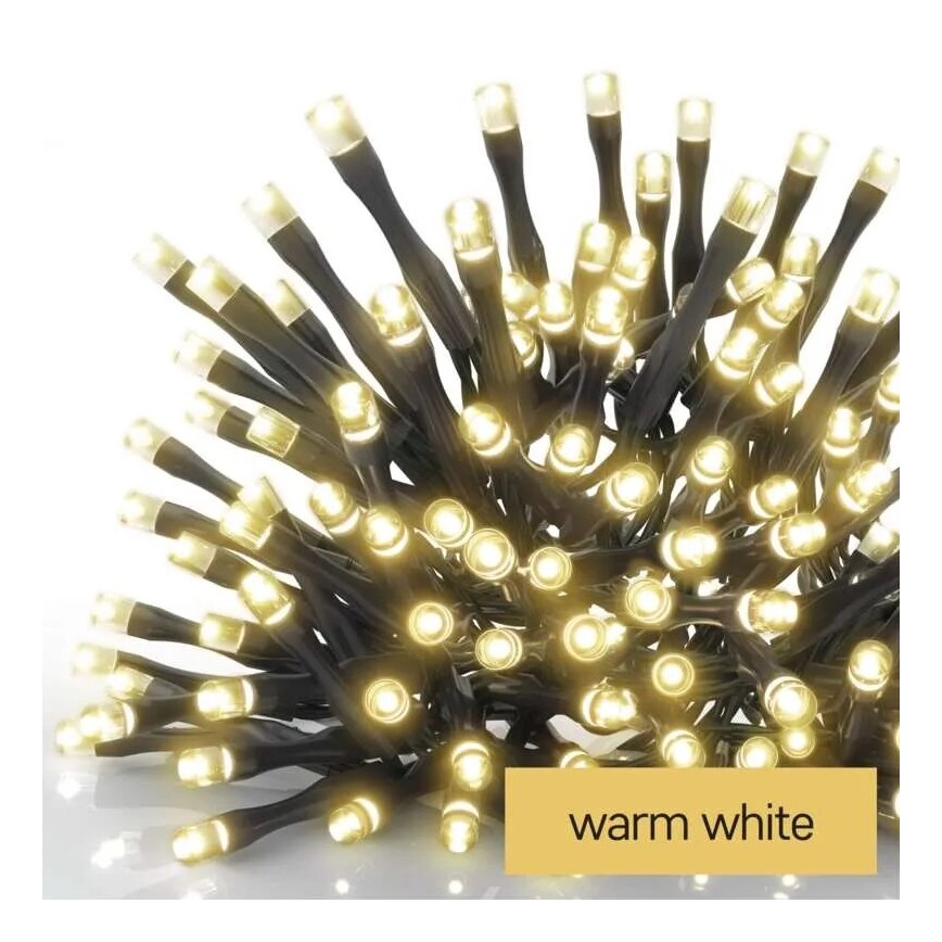 LED-Weihnachtslichterkette für den Außenbereich 100xLED/10m IP44 warmweiβ