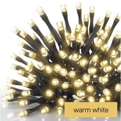 LED-Weihnachtslichterkette für den Außenbereich 120xLED/3xAA 8,9m IP44 warmweiβ