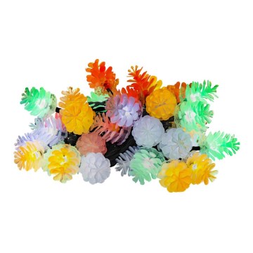 LED-Weihnachtslichterkette für den Außenbereich 80xLED/25m IP44 mehrfarbig