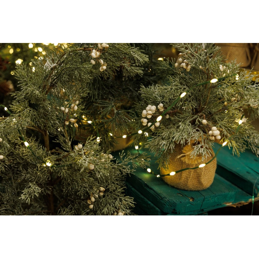 LED-Weihnachtslichterkette für den Außenbereich LINE 700xLED/8 Funktionen 40 m IP44 warmweiβ