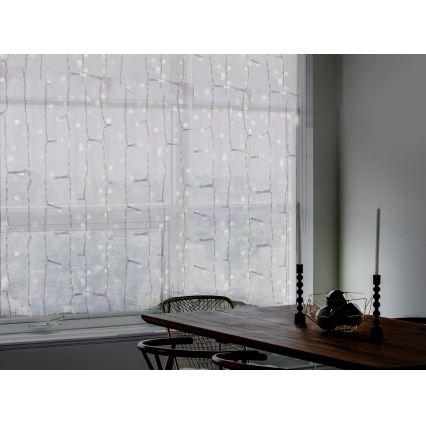 LED-Weihnachtslichtervorhang für den Außenbereich  CURTAIN 480xLED/8,4W/230V 3x3 m IP44 kaltweiß
