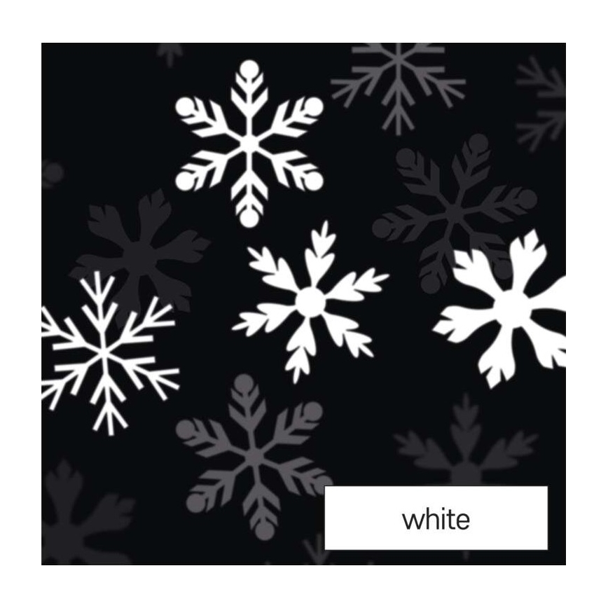 LED-Weihnachtsprojektor für den Außenbereich LED/3,6W/230V IP44 weiß
