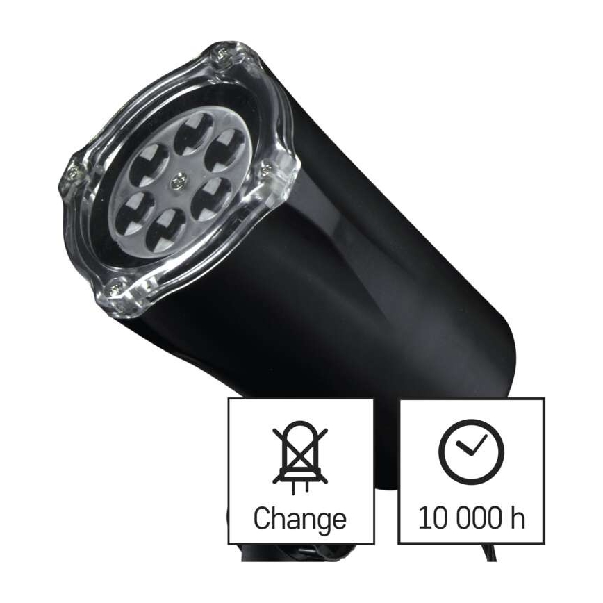 LED-Weihnachtsprojektor für den Außenbereich LED/3,6W/230V IP44 weiß