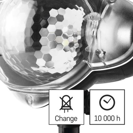 LED-Weihnachtsprojektor für den Außenbereich LED/4W/230V IP44 kaltweiß