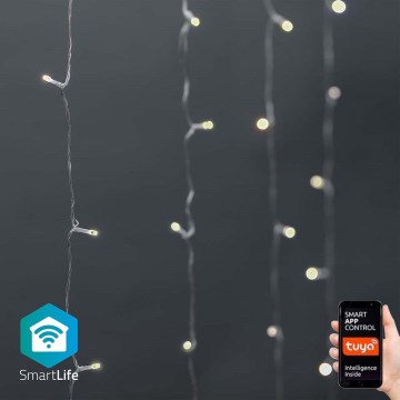 LED Weihnachtsvorhang 200xLED/11 Funktionen 6m IP65 Wi-Fi Tuya warmweiß bis kaltweiß