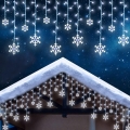 LED Weihnachtsvorhang 224xLED 3,5x0,75 m IP44 kaltweiß