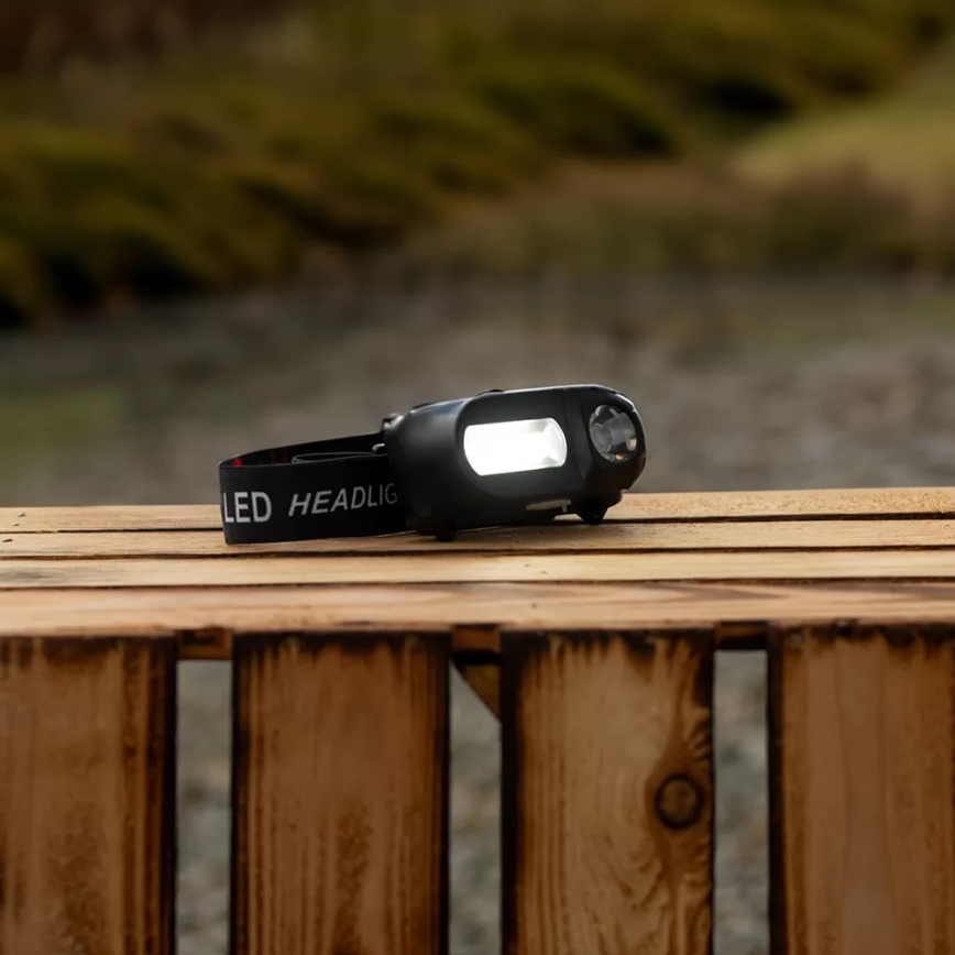 LED dimmbare wiederaufladbare Stirnlampe 2xLED/5V IP44 210 lm 2000 mAh