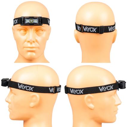 LED dimmbare wiederaufladbare Stirnlampe 3xLED/5V IPX4 100 lm 1200 mAh