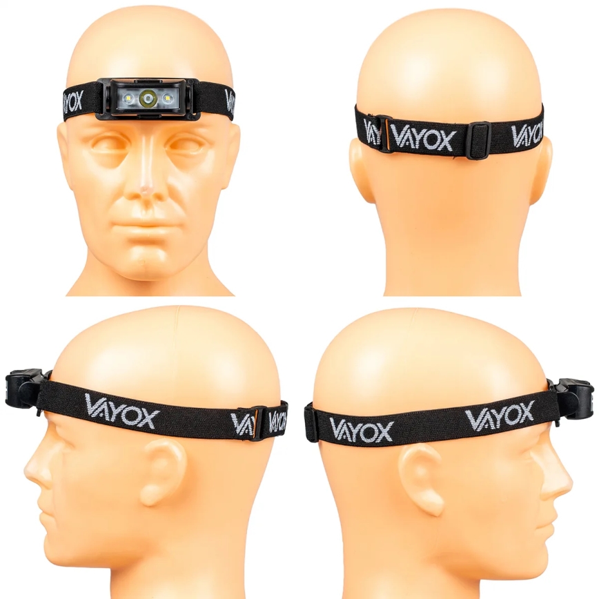 LED dimmbare wiederaufladbare Stirnlampe 3xLED/5V IPX4 100 lm 1200 mAh