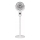 LED Wiederaufladbarer Standventilator mit LED-Beleuchtung LED/4,8W/5V USB 7200 mAh weiß + Fernbedienung