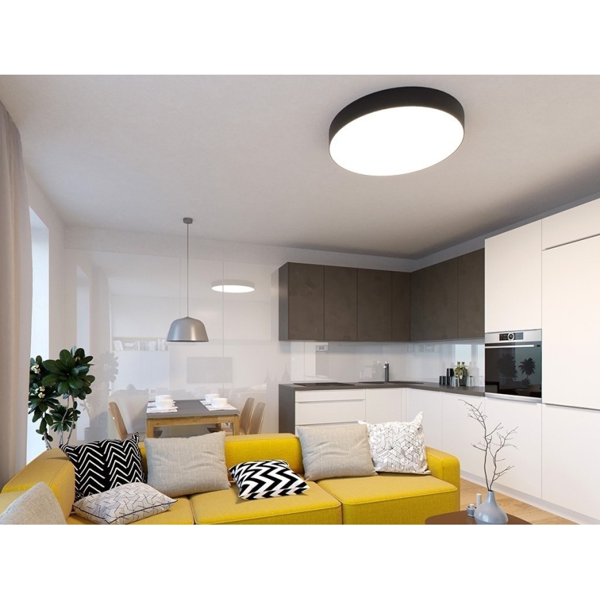 LED2 - Dimmbare LED-Deckenleuchte MONO LED/153W/230V 3000K/4000K schwarz