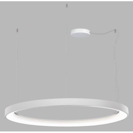 LED2 - Dimmbare LED-Hängeleuchte an einer Schnur BELLA LED/80W/230V 3000K/4000K weiß