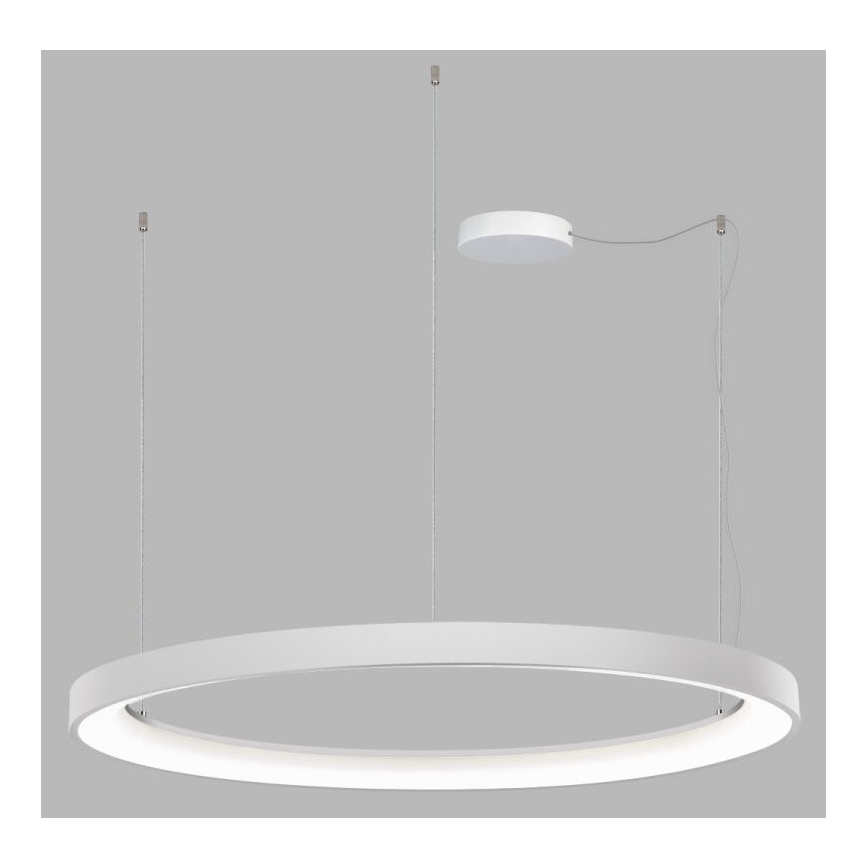 LED2 - Dimmbare LED-Hängeleuchte an einer Schnur BELLA LED/80W/230V 3000K/4000K weiß
