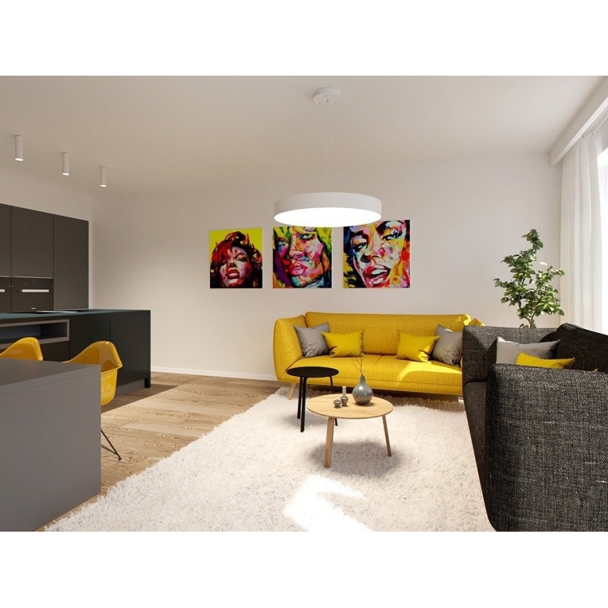 LED2 - Dimmbare LED-Hängeleuchte an einer Schnur MONO LED/153W/230V 3000K/4000K weiß