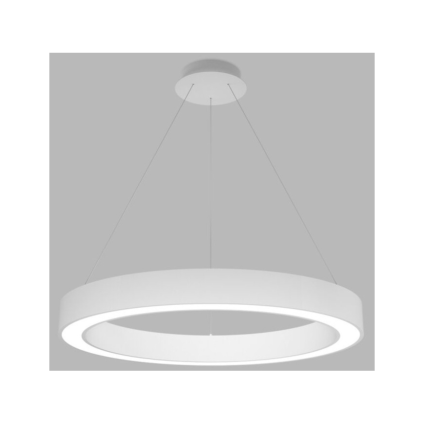 LED2 - Dimmbare LED-Hängeleuchte an Schnur SATURN LED/60W/230V 3000K/4000K weiß