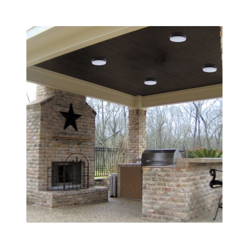 LED2 - LED-Außendeckenleuchte LUNA LED/25W/230V IP54 rund