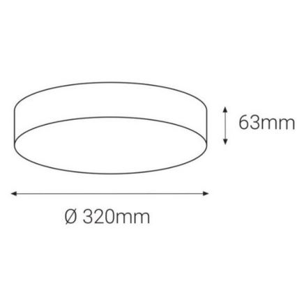 LED2 - LED-Deckenleuchte für den Außenbereich mit Sensor DRUM LED/21W/230V IP65 3000K/4000K/6500K