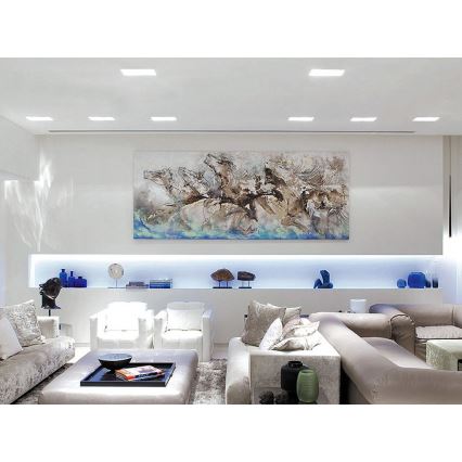 LED2 - LED Badezimmer-Einbauleuchte SLIM LED/10W/230V IP43 CRI 90