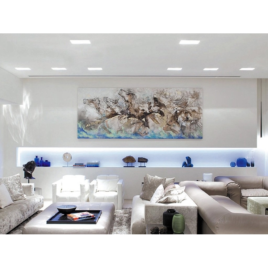 LED2 - LED Badezimmer-Einbauleuchte SLIM LED/20W/230V IP43 CRI 90