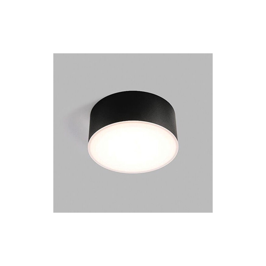 LED2 - LED-Deckenleuchte BUTTON LED/12W/230V CRI 90 schwarz