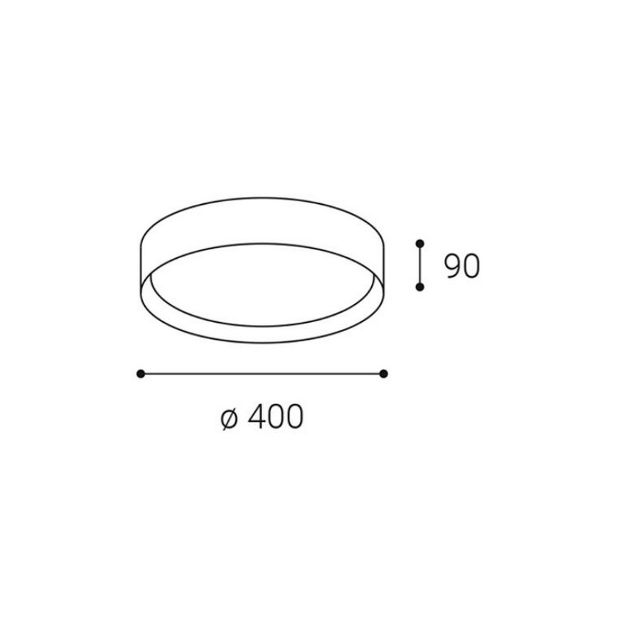 LED2 - LED-Deckenleuchte MILA LED/30W/230V 3000/4000K