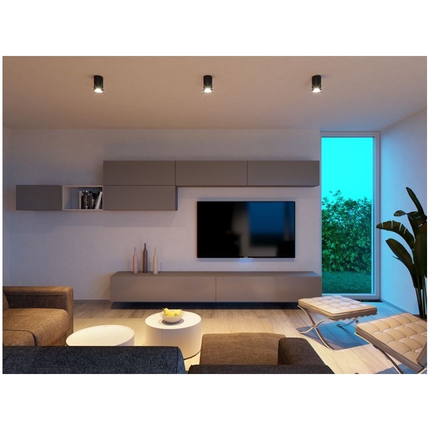 LED2 - LED-Deckenleuchte TUBUS LED/9W/230V schwarz