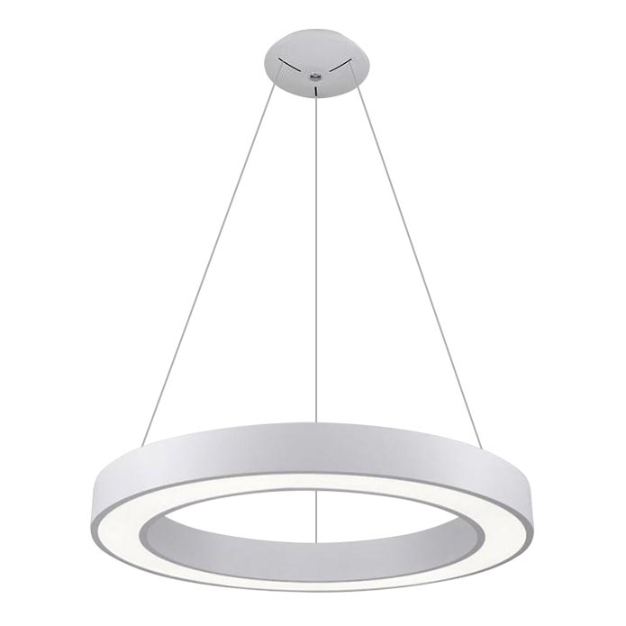 LED2 - LED-Hängeleuchte an Schnur SATURN LED/50W/230V 3000K d 60 cm weiß