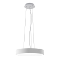 LED2 - LED-Pendelleuchte an Kabel MONO SLIM LED/30W/230V 3000K/4000K Ø 40 cm weiß