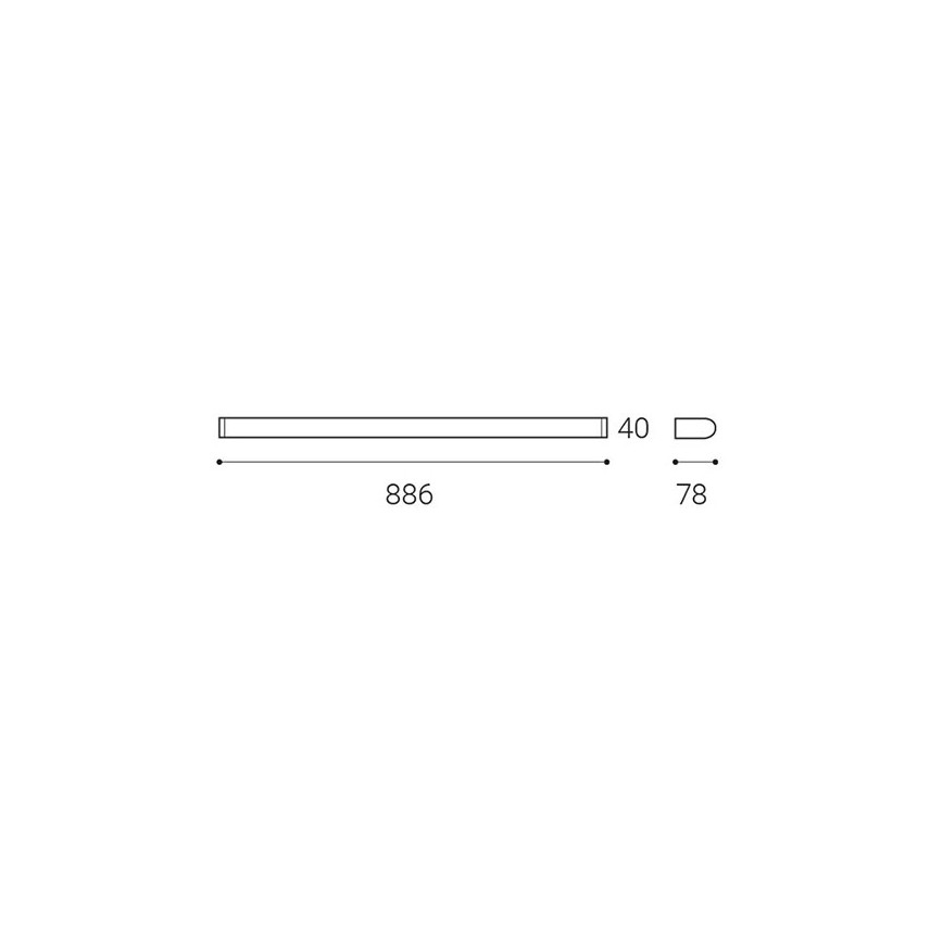 LED2 - LED-Wandleuchte für das Badezimmer TONDA LED/18W/230V IP44 3000K/4000K