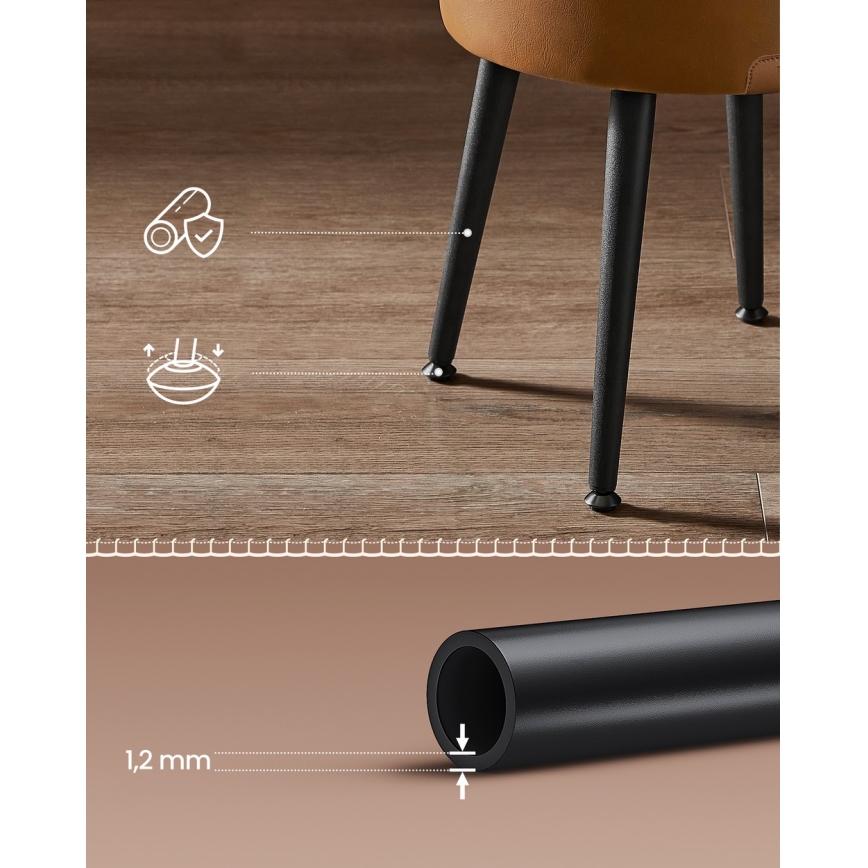 Lederhocker CORE, Cognac