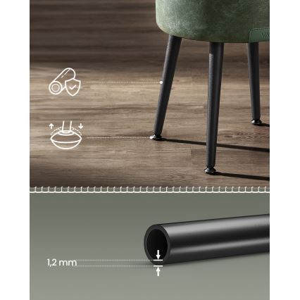 Lederhocker CORE grün