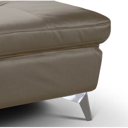 Lederhocker SALERNO II 66x100 cm braun