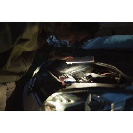 Ledlenser AF2R - Dimmbare, wiederaufladbare LED-Arbeitslampe, IP54, 1000 lm, bis zu 50 h Laufzeit, 4810 mAh