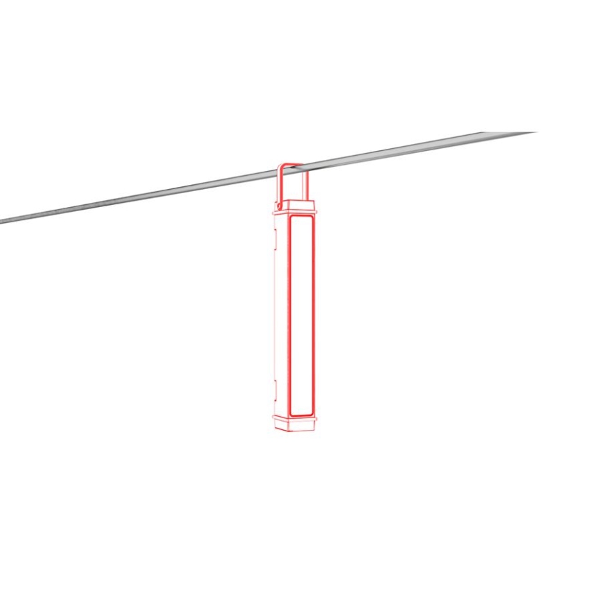 Ledlenser AF2R - Dimmbare, wiederaufladbare LED-Arbeitslampe, IP54, 1000 lm, bis zu 50 h Laufzeit, 4810 mAh