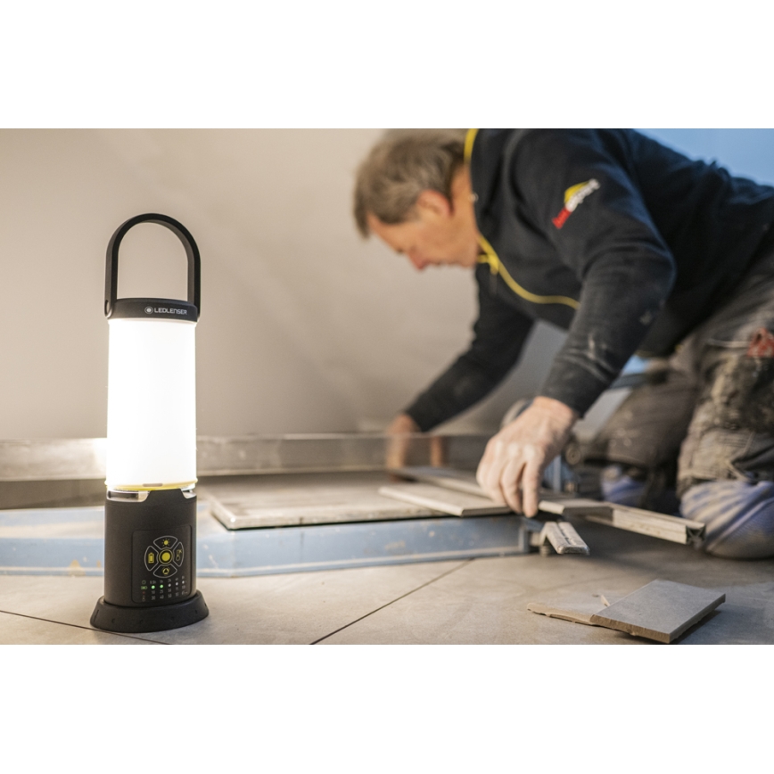 Ledlenser AL10R Work - dimmbare, wiederaufladbare LED-Arbeitslampe, LED/4700 mAh, IP67, 6300 lm, 9,5 h