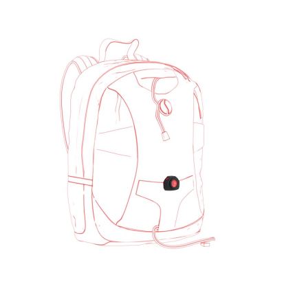 Ledlenser CU2R - LED-Signalleuchte LED/280 mAh schwarz