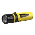 Ledlenser EX7R - LED-dimmbare, wiederaufladbare Taschenlampe LED/3250 mAh IP68 220 lm 45 h gelb