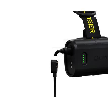 Ledlenser H15R WORK - dimmbare, wiederaufladbare LED-Stirnlampe LED/4800 mAh IP67 2500 lm 70 h schwarz