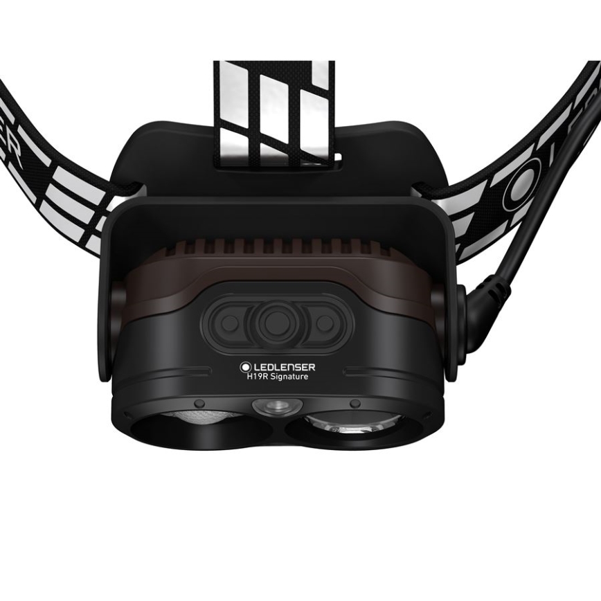 Ledlenser H19R SIGNATURE - dimmbare, wiederaufladbare LED-Stirnlampe, 4800 mAh, IP68, 4000 lm, 20 h, schwarz