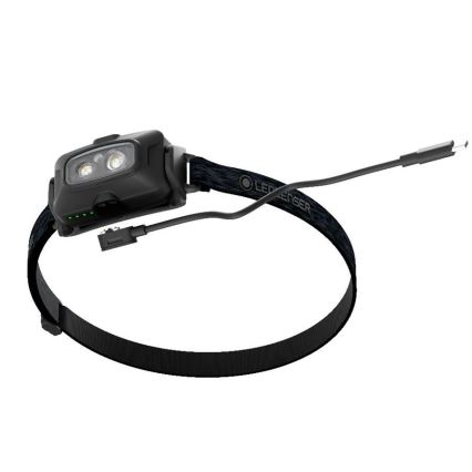 Ledlenser HF4R Core - LED stufenlos dimmbare, wiederaufladbare Stirnlampe, 1000‑mAh‑Akku, IP68, 500 lm, 35 h, schwarz