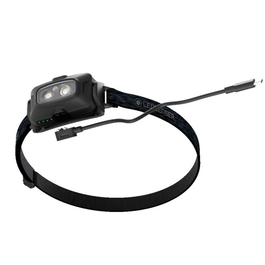 Ledlenser HF4R Core - LED stufenlos dimmbare, wiederaufladbare Stirnlampe, 1000‑mAh‑Akku, IP68, 500 lm, 35 h, schwarz