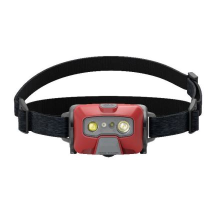 Ledlenser HF6R Core - dimmbare, wiederaufladbare LED-Stirnlampe, LED/2000 mAh, IP68, 800 lm, 60 h, rot