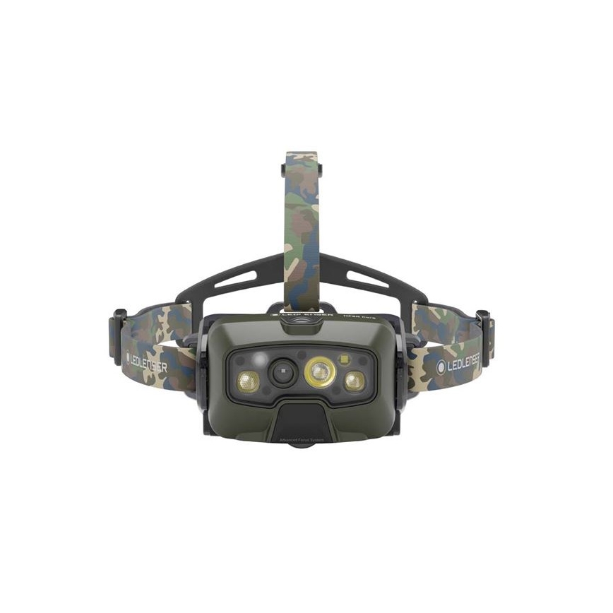 Ledlenser HF8R Core RGB - LED dimmbare, wiederaufladbare Stirnlampe LED/3700 mAh IP68 1600 lm 90 h grün