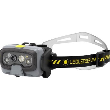 Ledlenser HF8R Work - dimmbare, wiederaufladbare LED-Stirnlampe, 3700 mAh, IP68, 1600 lm, 90 h, schwarz