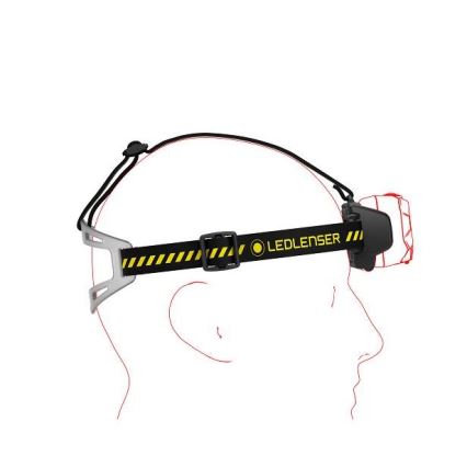 Ledlenser HF8R Work - dimmbare, wiederaufladbare LED-Stirnlampe, 3700 mAh, IP68, 1600 lm, 90 h, schwarz