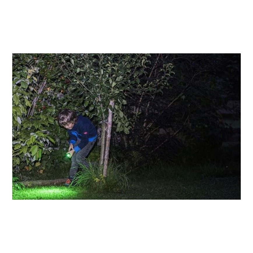 Ledlenser KIDBEAM4 DINO - LED-dimmbare Kinder-Taschenlampe LED/2xAAA IP44 grün