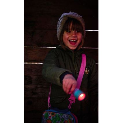 Ledlenser KIDBEAM4 RAINBOW - dimmbare Kinder-Taschenlampe LED/2xAAA IP44 violett