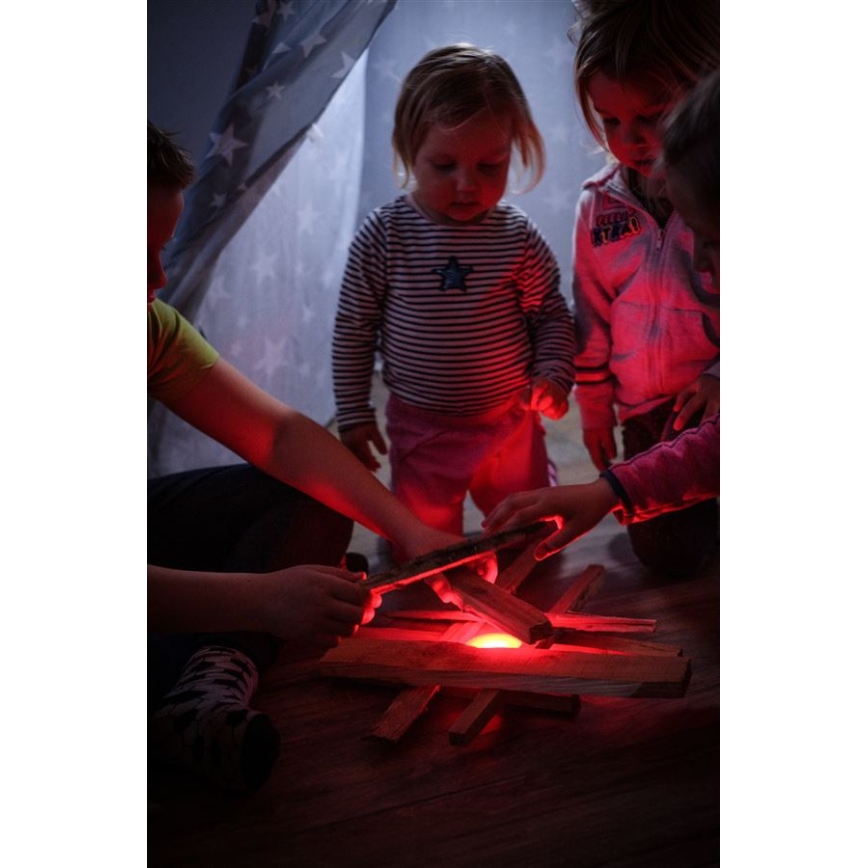 Ledlenser KIDCAMP6 DINO - dimmbare tragbare LED-Leuchte LED/3xAAA IP44 grün